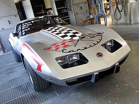 CFA carrosserie automobile - Corvette avec peinture personnalisée